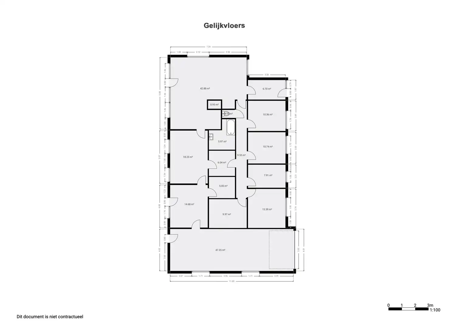Uniek renovatieproject: lichtrijke en uiterst ruime bungalow met grote inpandige garage op een idyllisch groen perceel foto 23