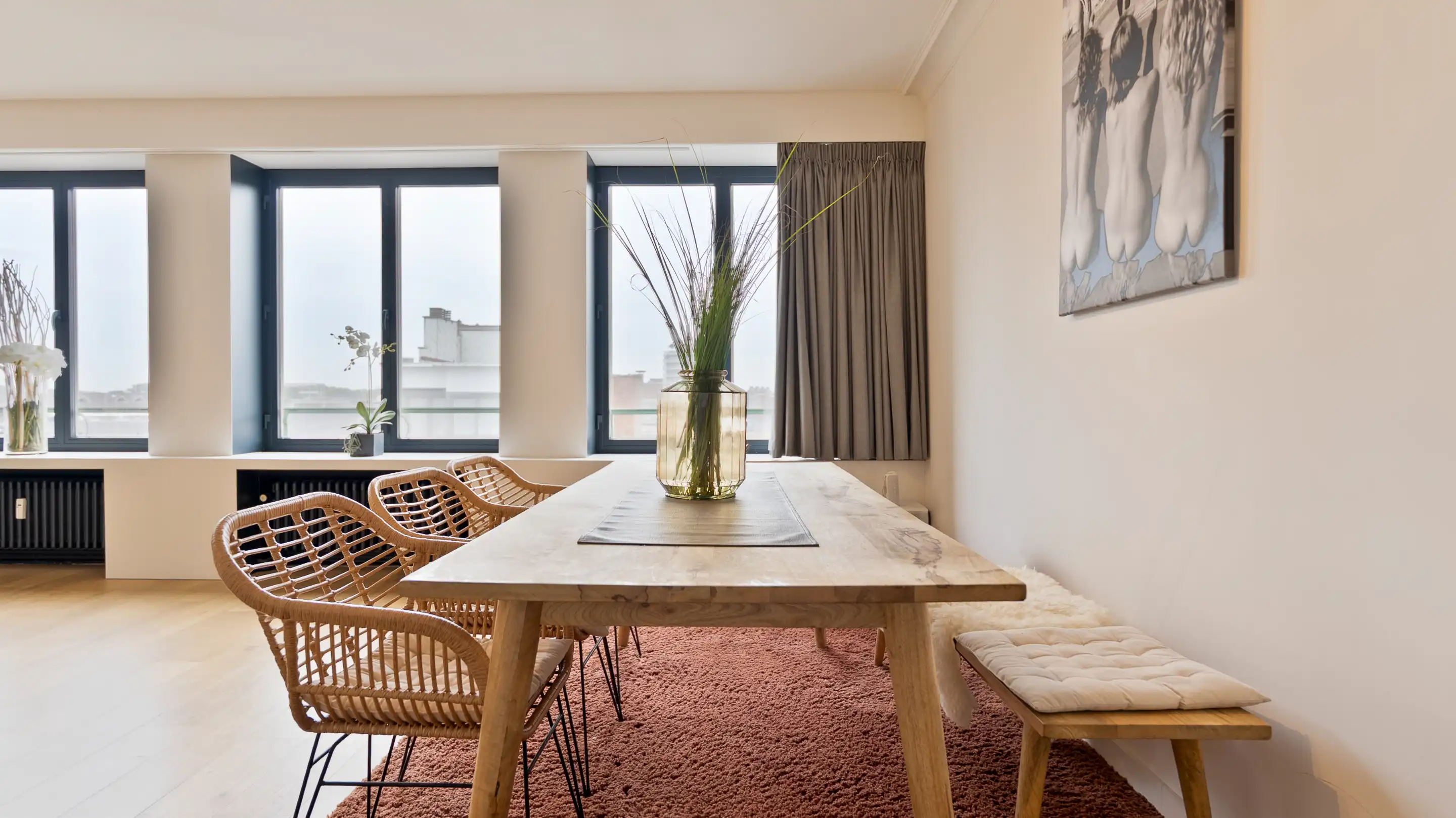 Karaktervol appartement met panoramisch zicht in hartje Kortrijk met garage foto 9