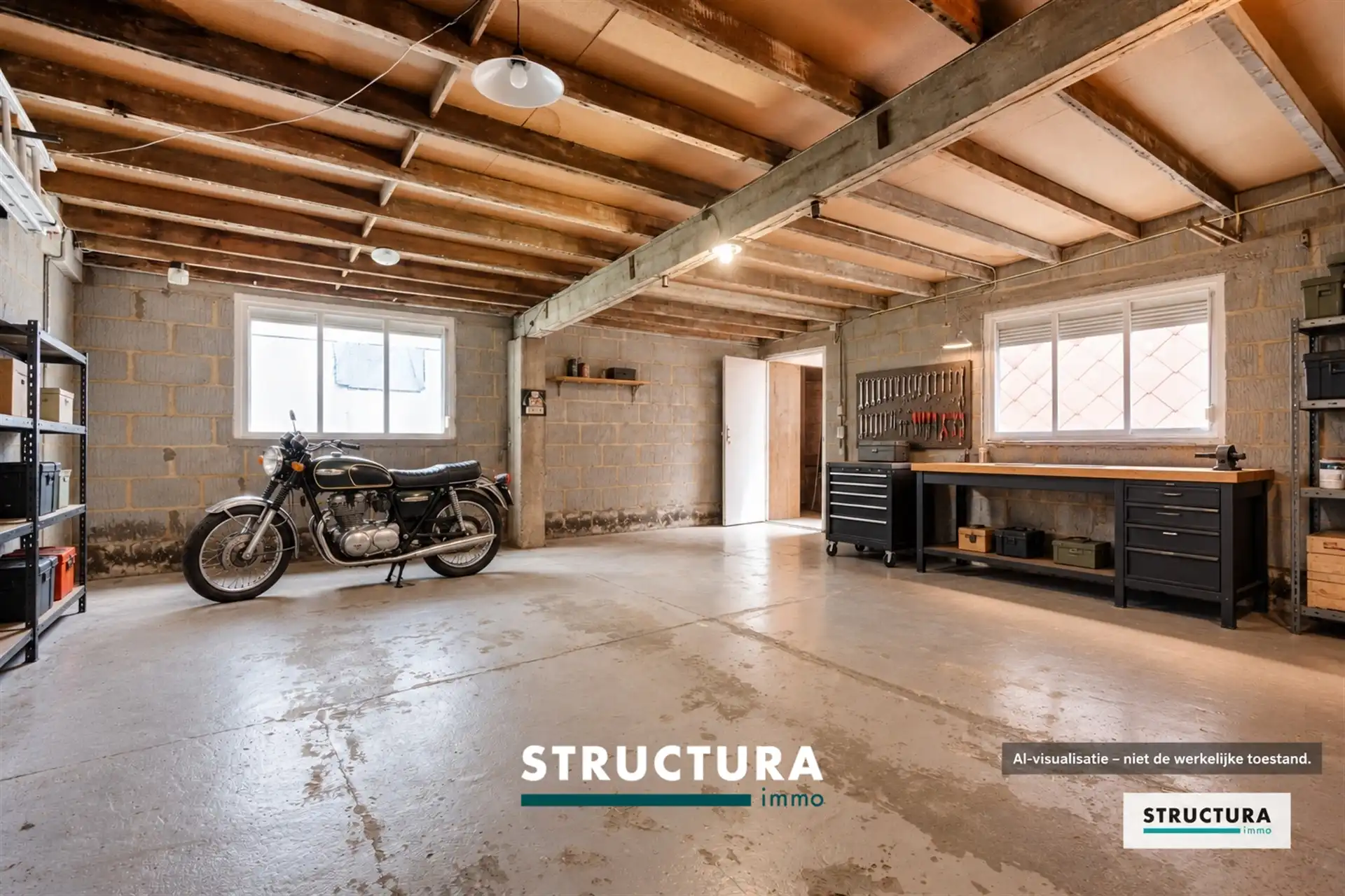 Woning met tuin en garage/atelier, gelgen in alle rust! foto 24
