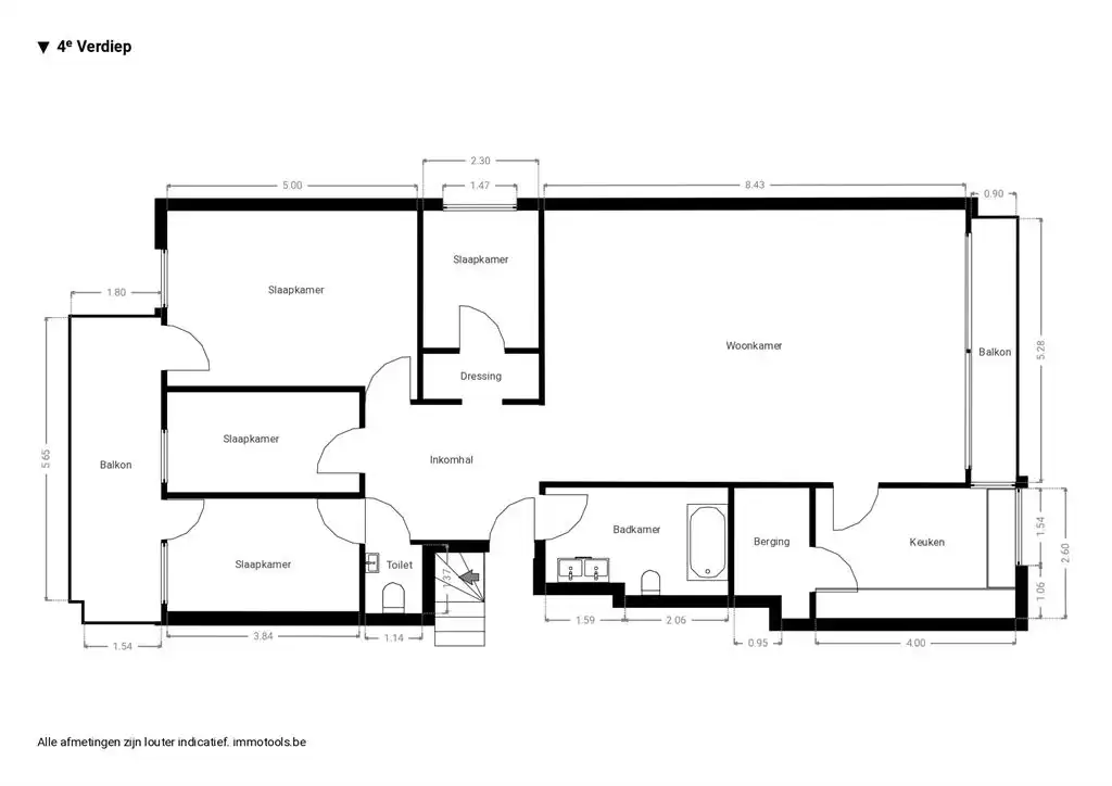 Ruim appartement met open zicht en garagebox foto 17