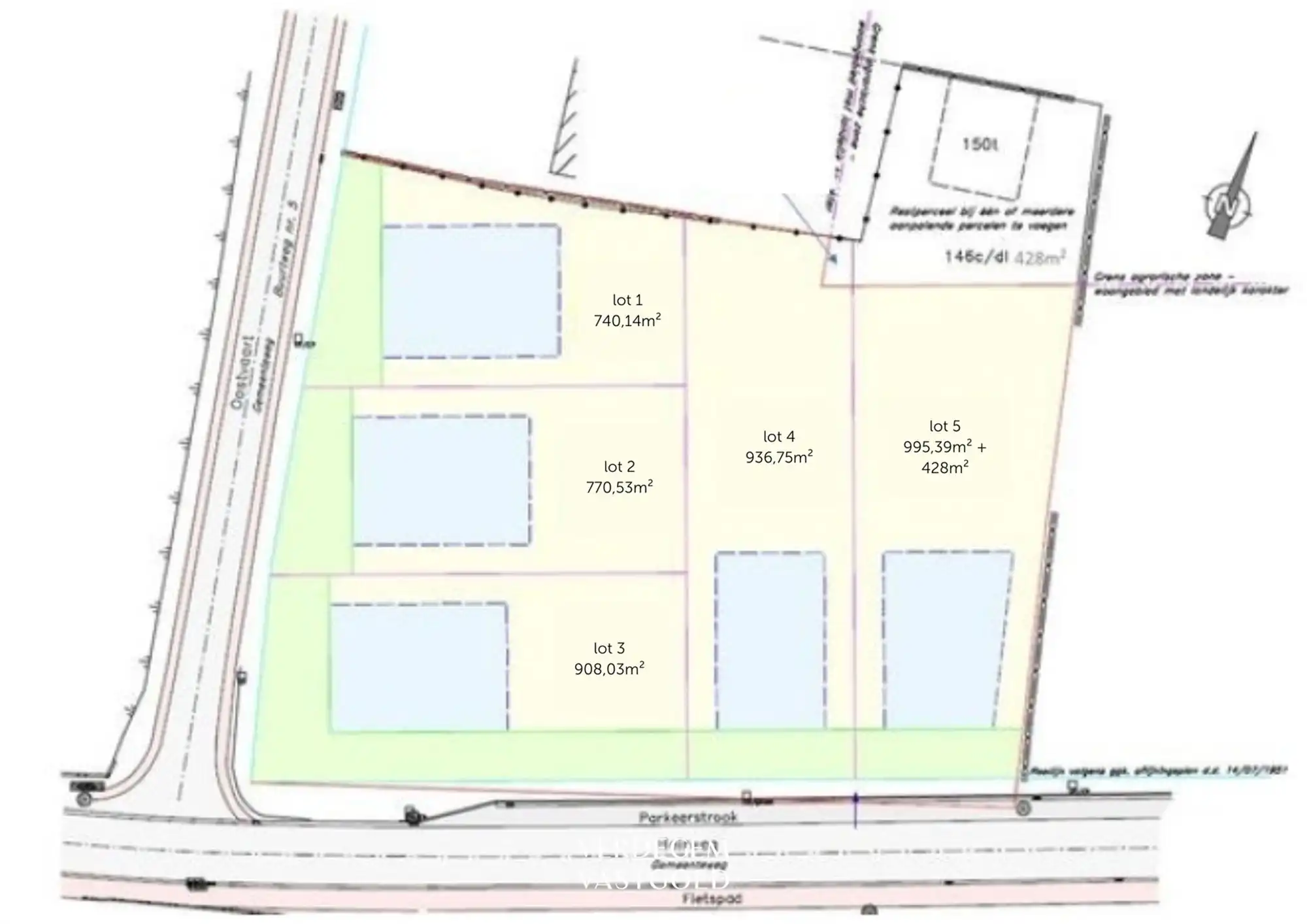 Landelijk en rustig wonen: bouwgrond van 771m² voor open bebouwing foto 3