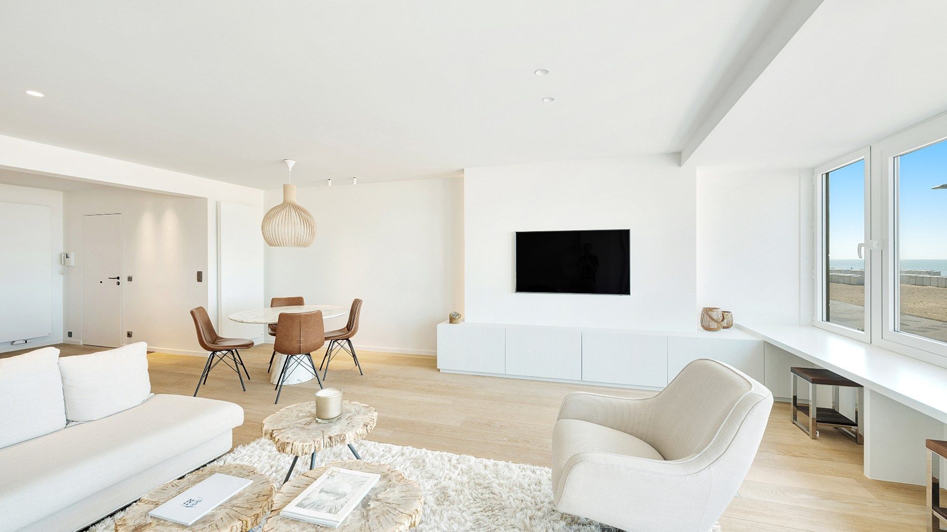 Prachtig gerenoveerd appartement met breed frontaal zeezicht, vlakbij het Albertplein foto 3