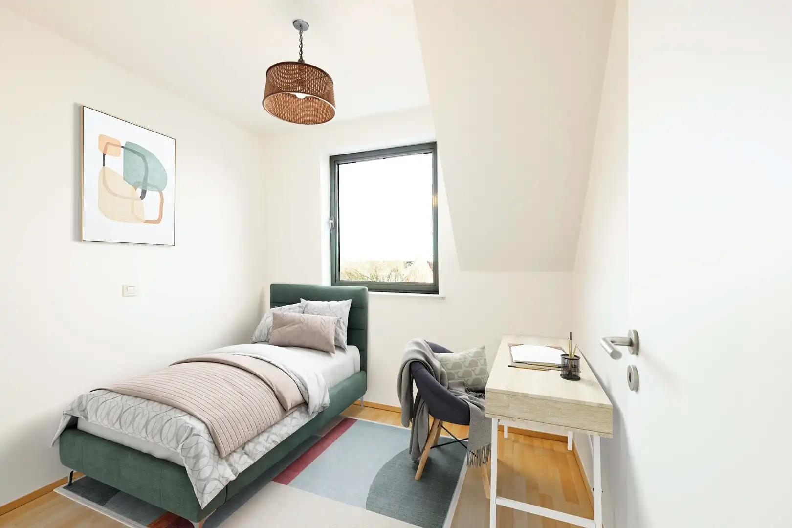 Instapklaar duplex-appartement met 3 slaapkamers te centrum Tielt! foto 8