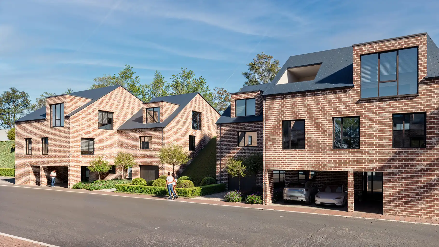 TE KOOP OP PLAN: woning in halfopen verband  foto {{pictureIndex}}