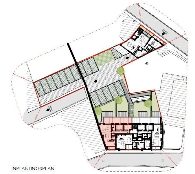 Appartement op eerste verdiep met groot leefterras. foto 2