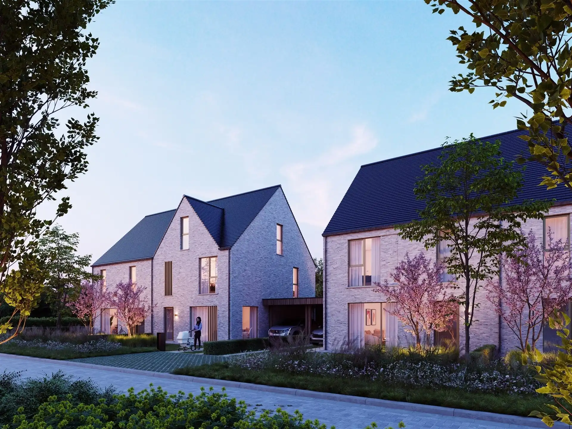 Nieuwbouw gezinswoning op een absolute toplocatie in nieuw woonproject 'De Klingerie'  foto {{pictureIndex}}