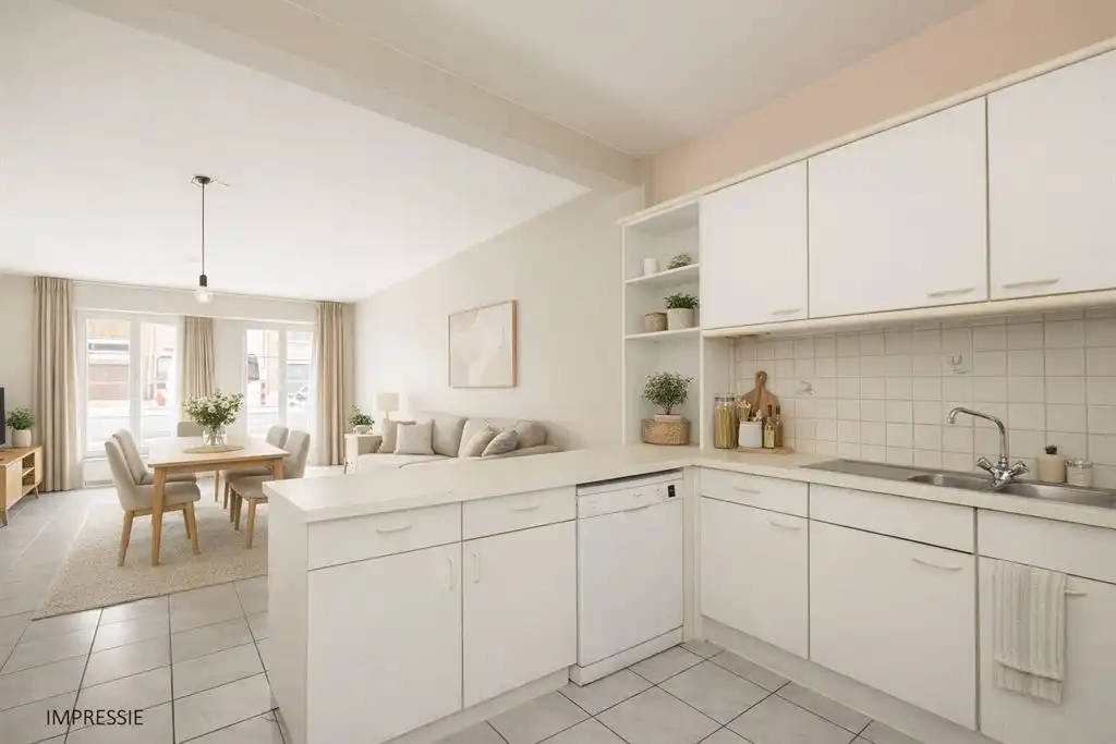 Hoofdfoto van de publicatie: Gelijkvloers appartement met tuin en autostaanplaats