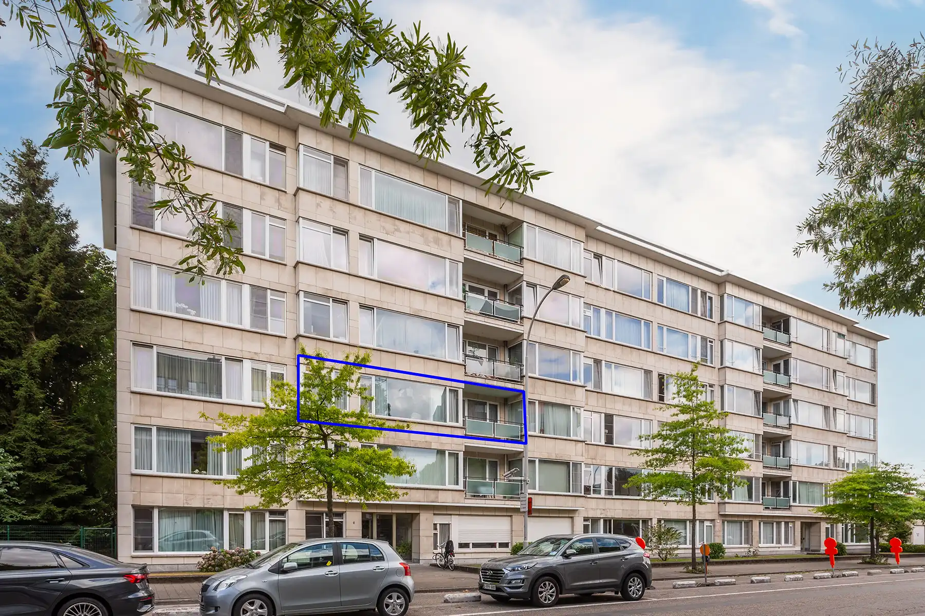 2 slpk app. met terras en parking te Park den Brandt Wilrijk foto {{pictureIndex}}