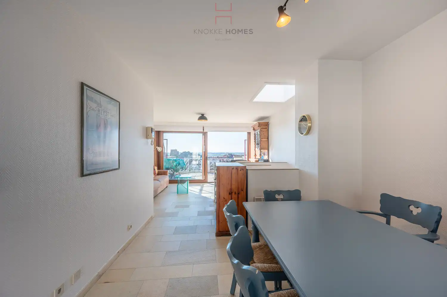 Duplexappartement met groot terras en open zicht over de minigolf en de villa's in Duinbergen foto 11