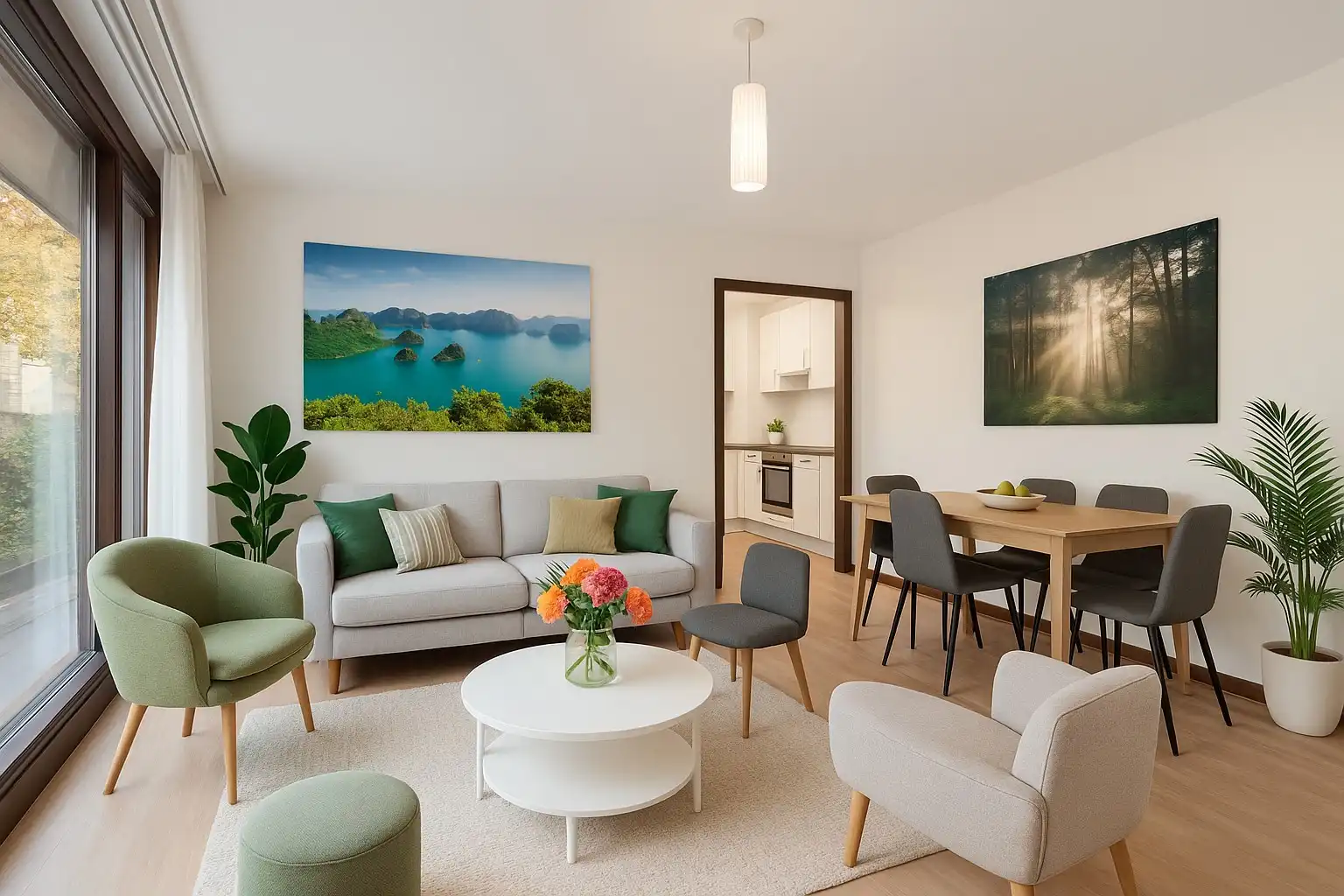 Gelijkvloers 2 slaapkamer-appartement op een topligging in Merelbeke foto 31