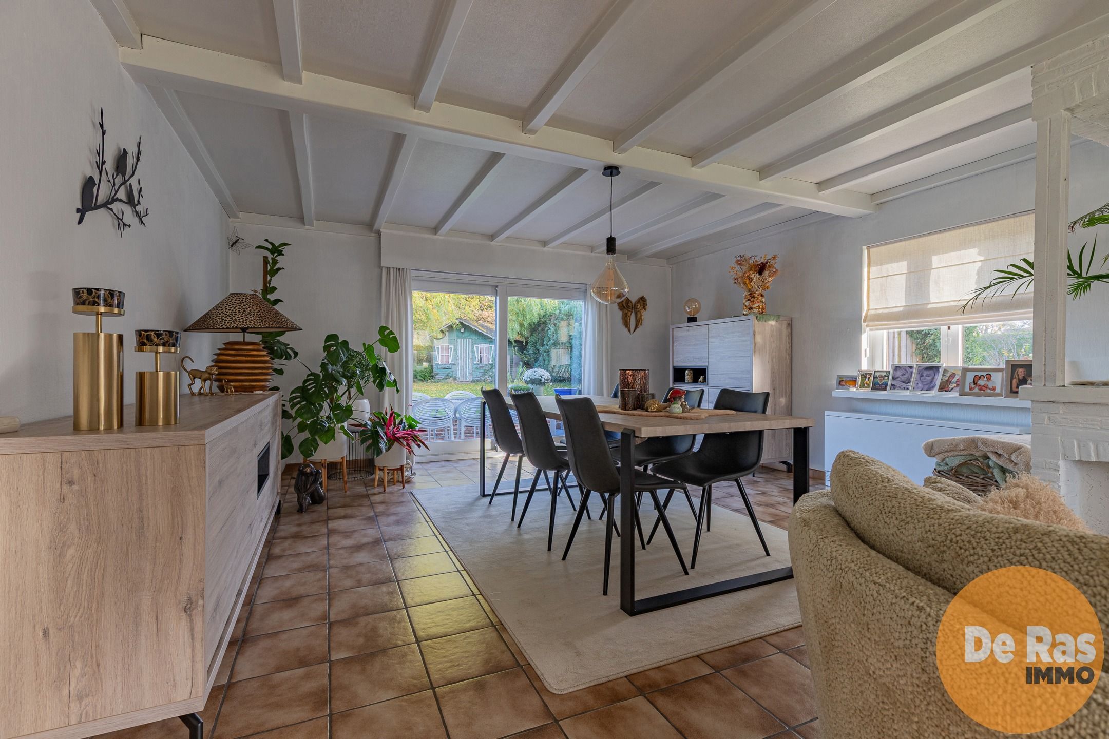 RESSEGEM - Residentieel gelegen hoeve met 3slp/garage/tuin foto 5