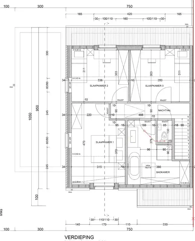 Nieuw te bouwen halfopen woning te Ichtegem. foto 4