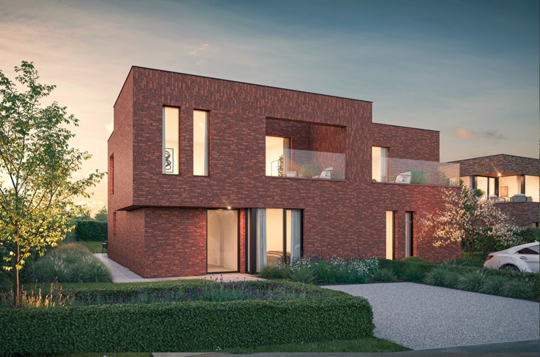 Koppelvilla met 3 slaapkamers en prachtig uitzicht te Gooik foto 3