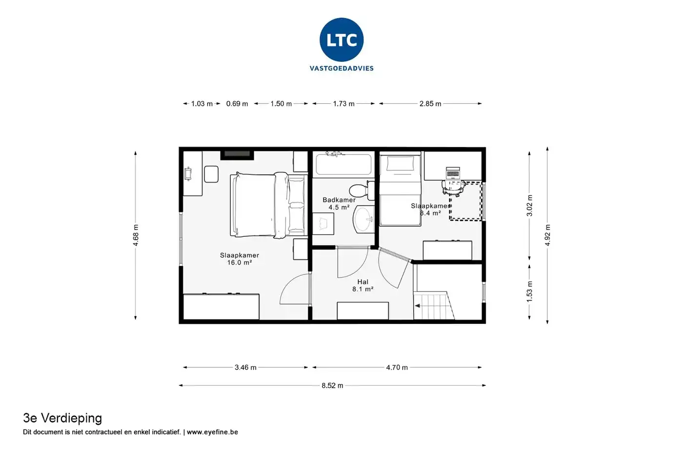 Instapklare opbrengsteigendom met 2 appartementen op toplocatie foto 28
