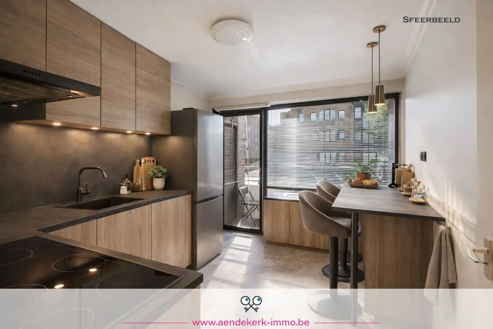 Ruim gelijkvloers appartement met 3 slaapkamers, garage en kelderberging foto 5