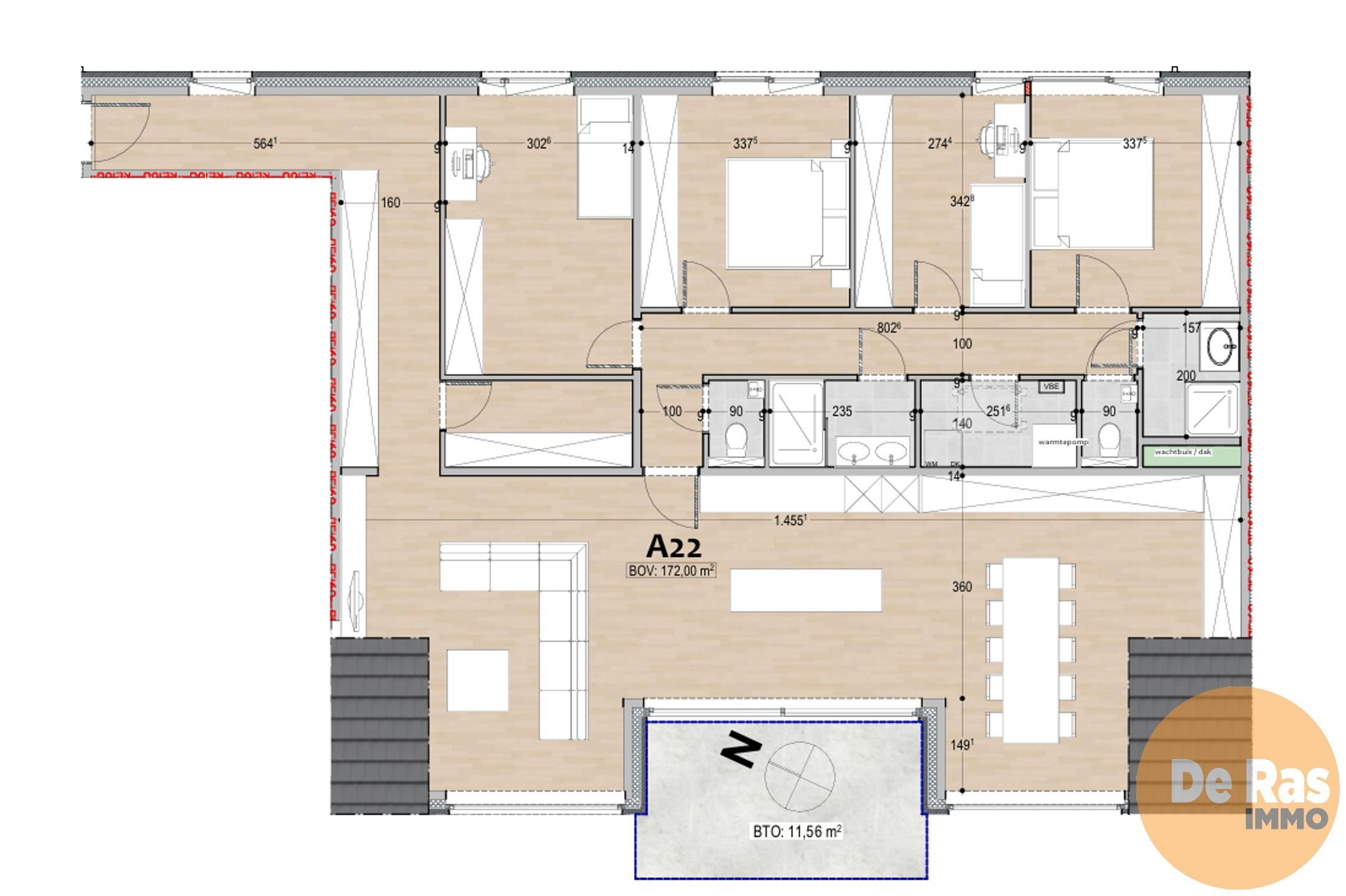 AALST - Zeer ruime penthouse met 4 slpks en terras foto 5