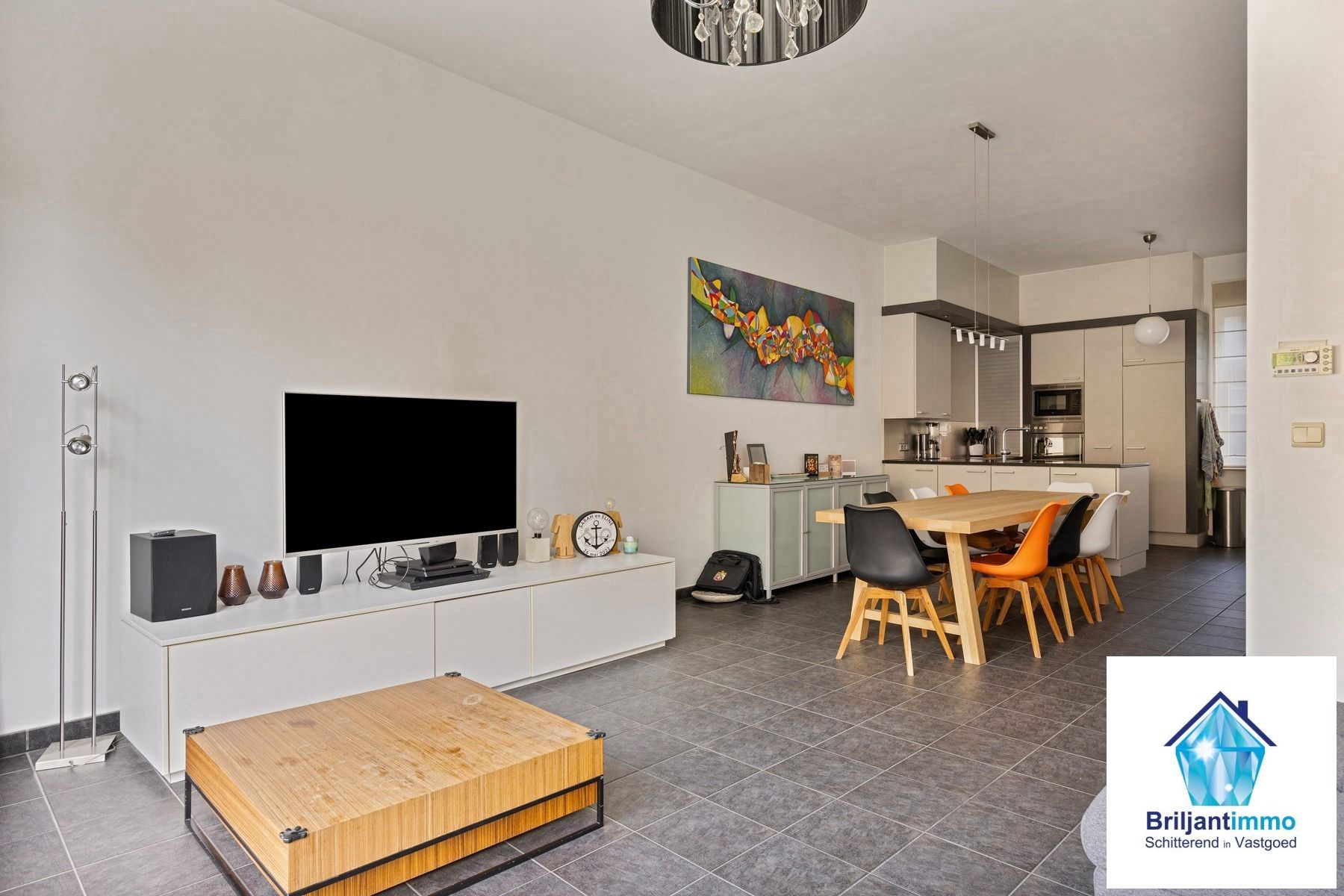 Instapklare triplex met ondergrondse garage, 3 slpkmr+ buro foto 4