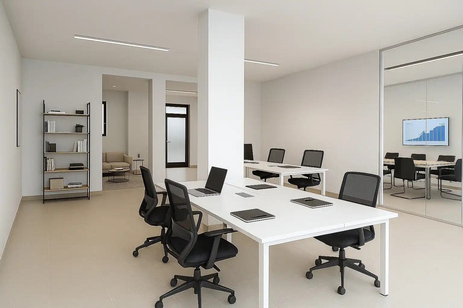 Casco handelgelijkvloers op het Europaplein te Oostduinkerke nabij het strand foto 8