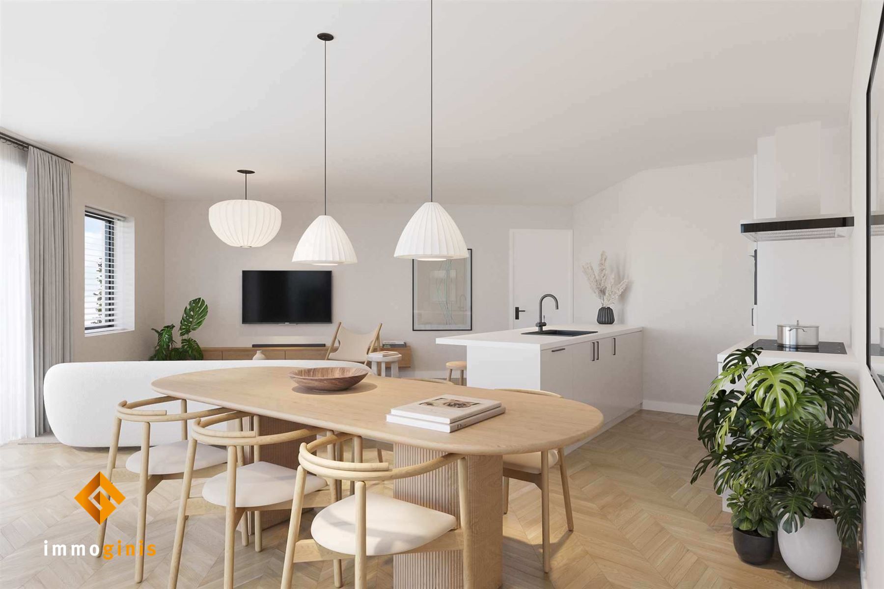 Gelijkvloers appartement met 1 slaapkamer en overdekt terras.  foto 6