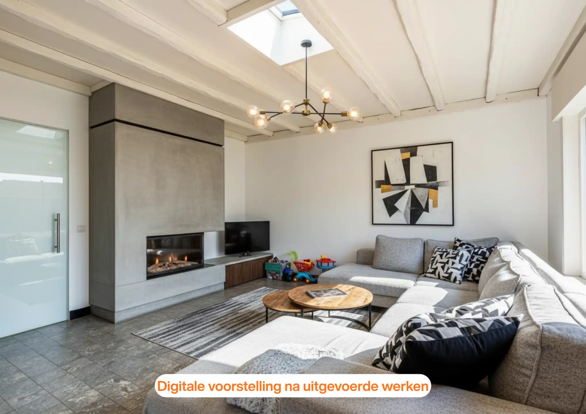 Halfopen woning met 3 slpks, garage en tuin te Oudenaarde foto 4