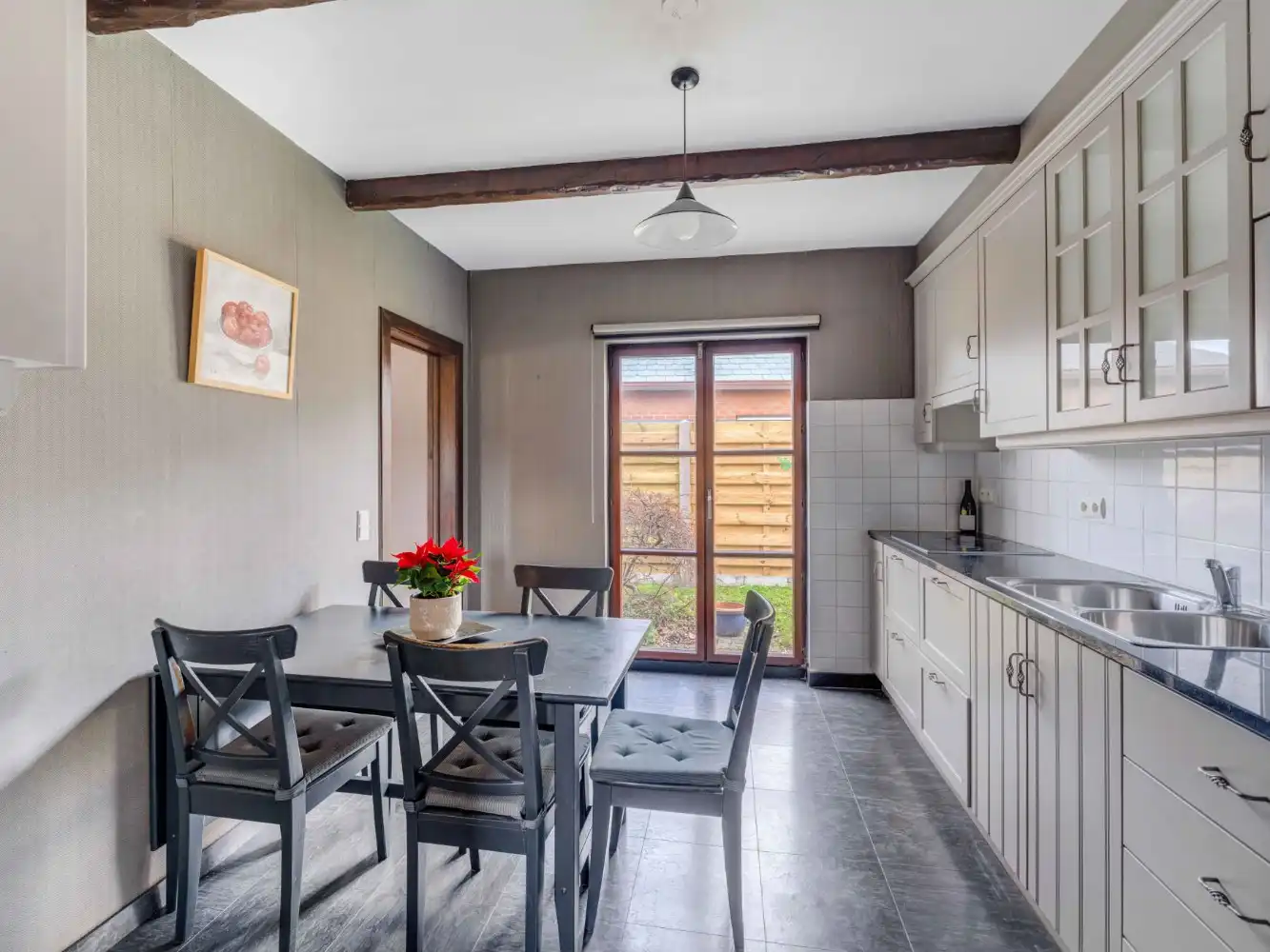 Toffe open bebouwing met 3 à 4 slpk., dubbele garage en tuin foto 12