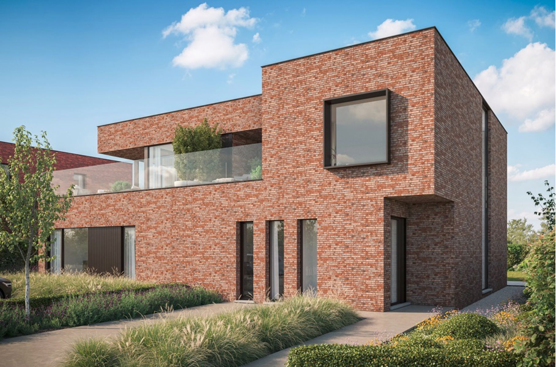 Koppelvilla met 3 slaapkamers en prachtig uitzicht te Gooik foto {{pictureIndex}}
