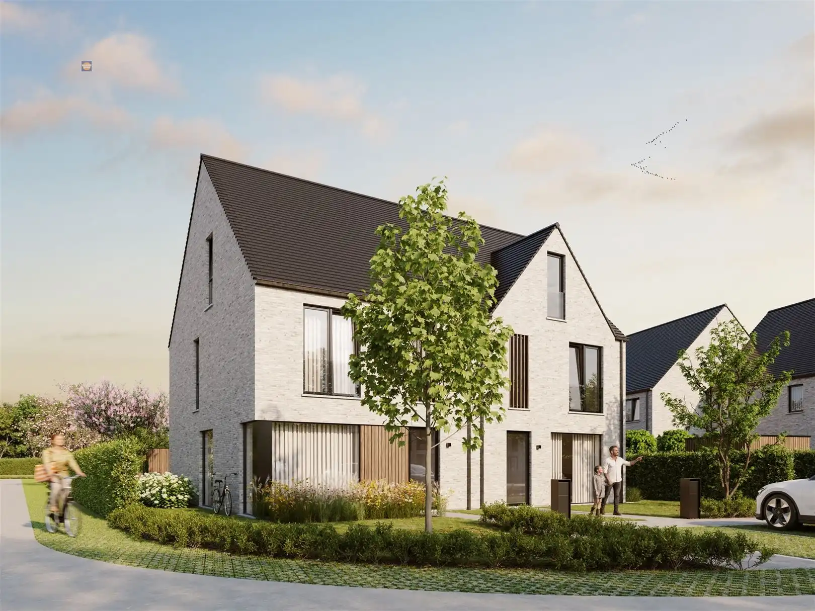 Nieuwbouwwoning met 3 slaapkamers, tuin en ruime zolder in groene omgeving foto 3