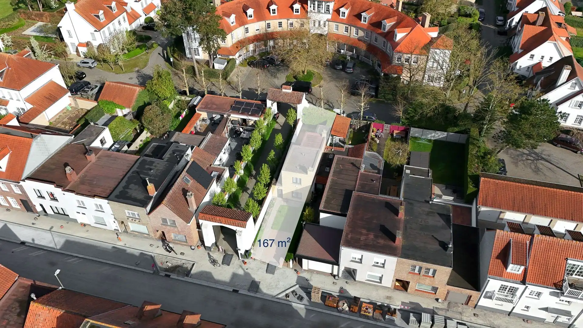 Perceel grond voor een nieuw te bouwen woning te Knokke  foto {{pictureIndex}}