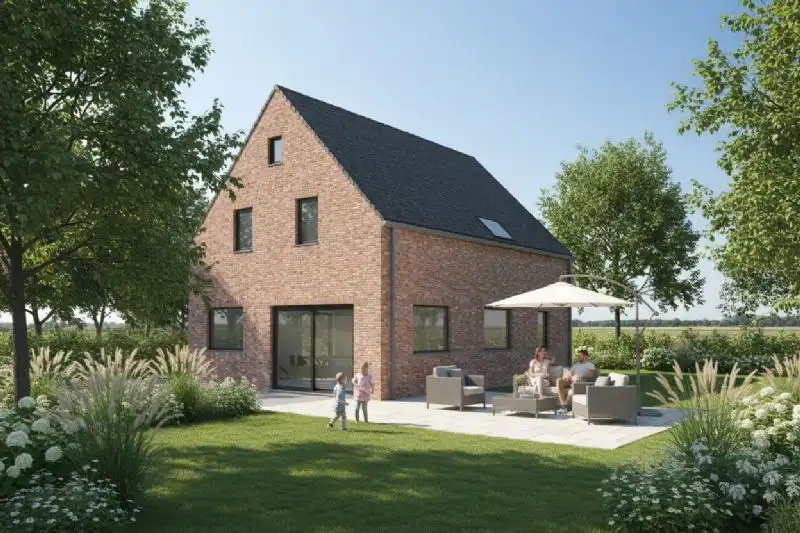 Nieuw te bouwen alleenstaande woning te Moen. foto 2