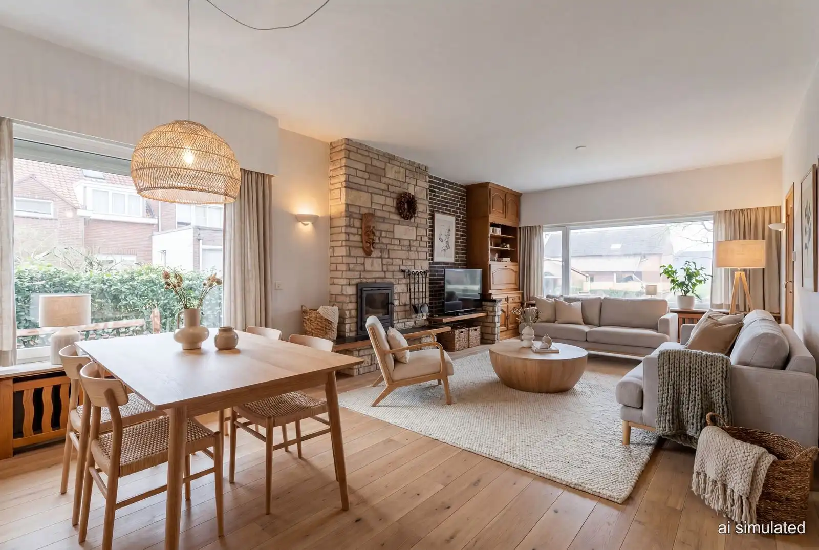 Charmante lichtrijke woning (251m²) met 4 slaapkamers op een uitstekende locatie te Buizingen  foto 7