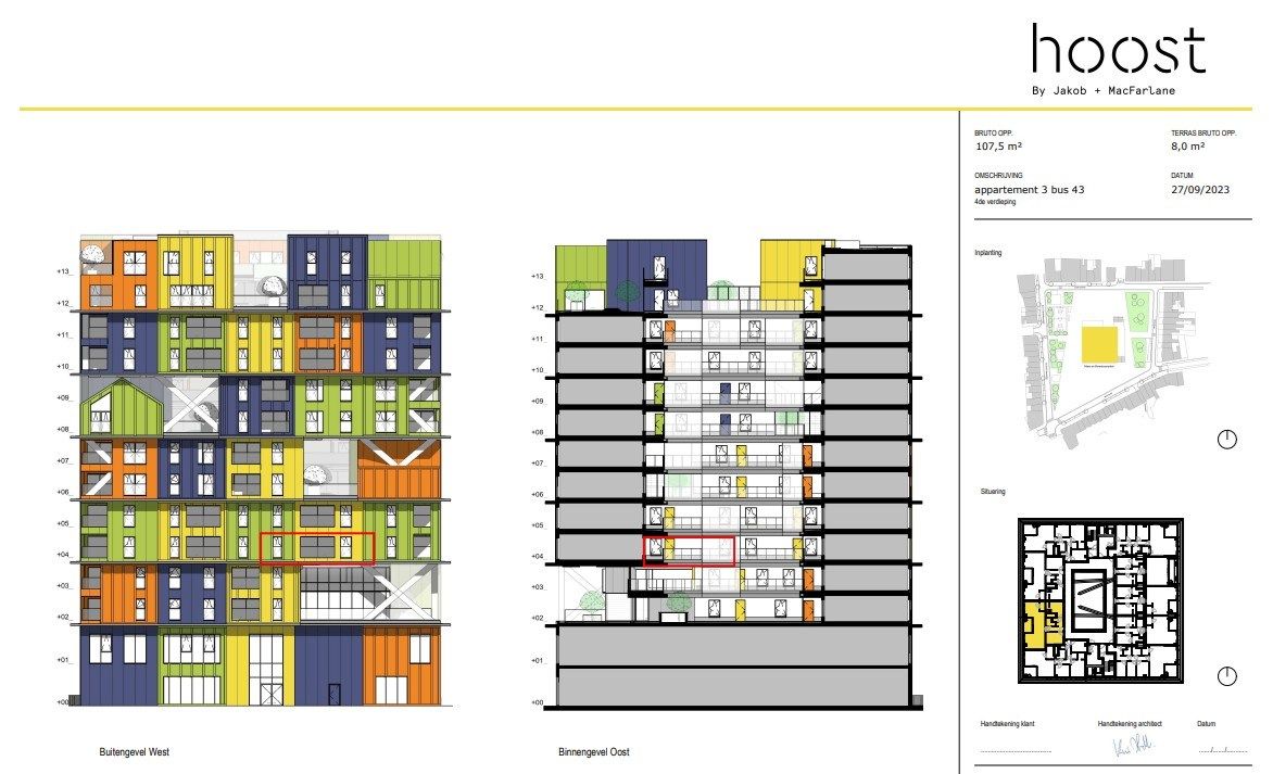 HOOST is een iconische toren met een expressief gevelontwerp op enkele honderden meters van de zee foto 11