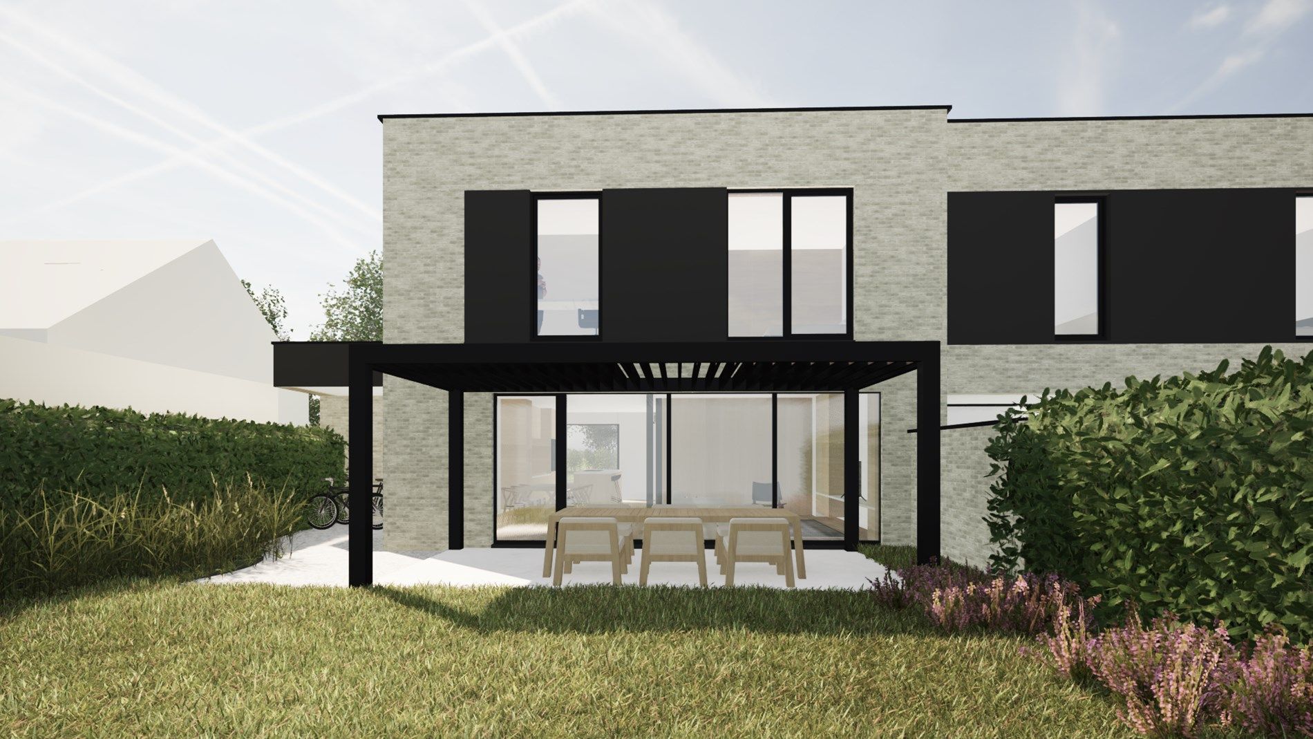 EXCLUSIEVE NIEUWBOUWONING VOORZIEN VAN EEN HOOGWAARDIGE AFWERKING EN MET 4 SLAAPKAMERS, TUIN EN CARPORT TE KERMT foto 9
