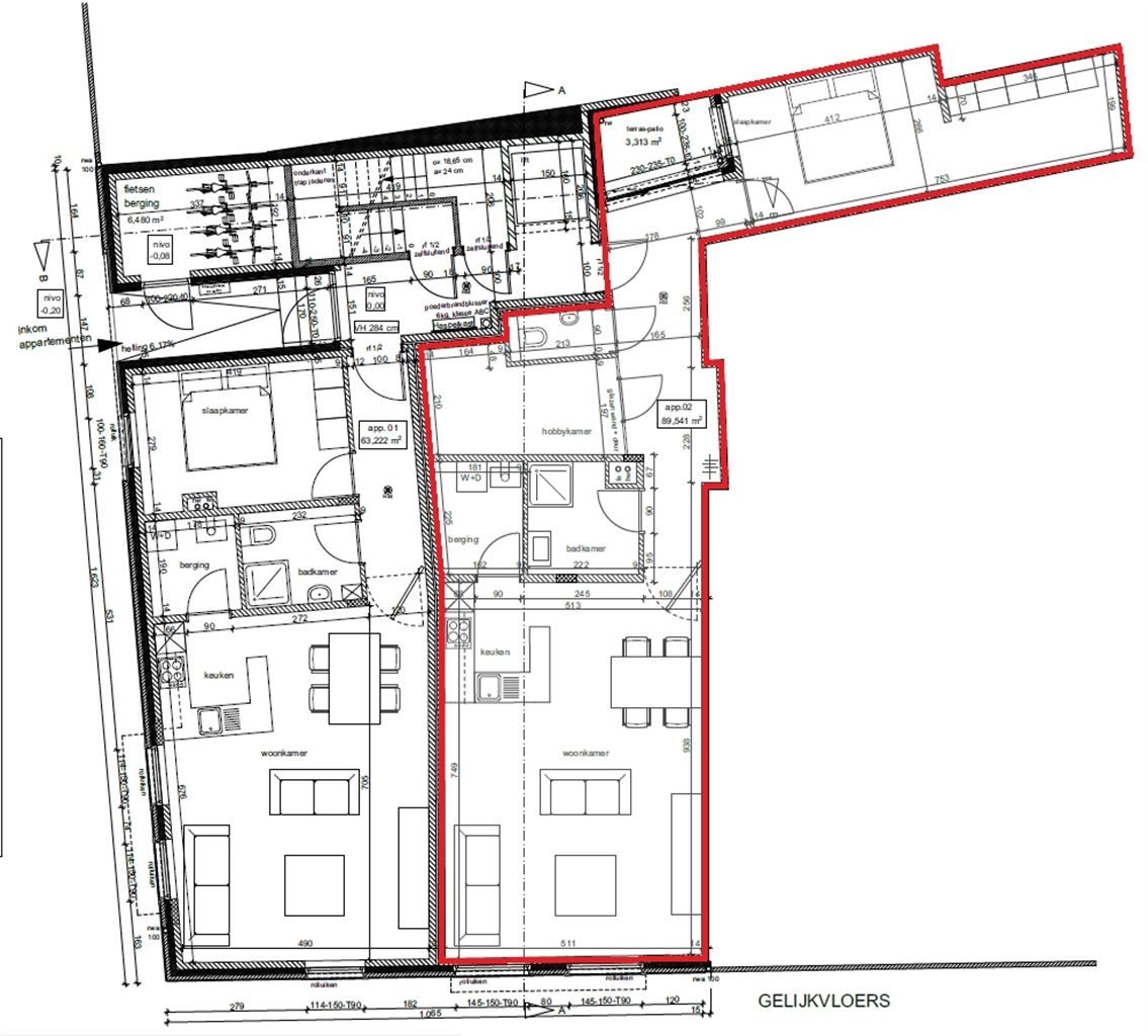 Instapklaar appartement met 1 slaapkamer+(kantoor/hobbykamer), gelegen in het centrum van Maaseik. foto 11