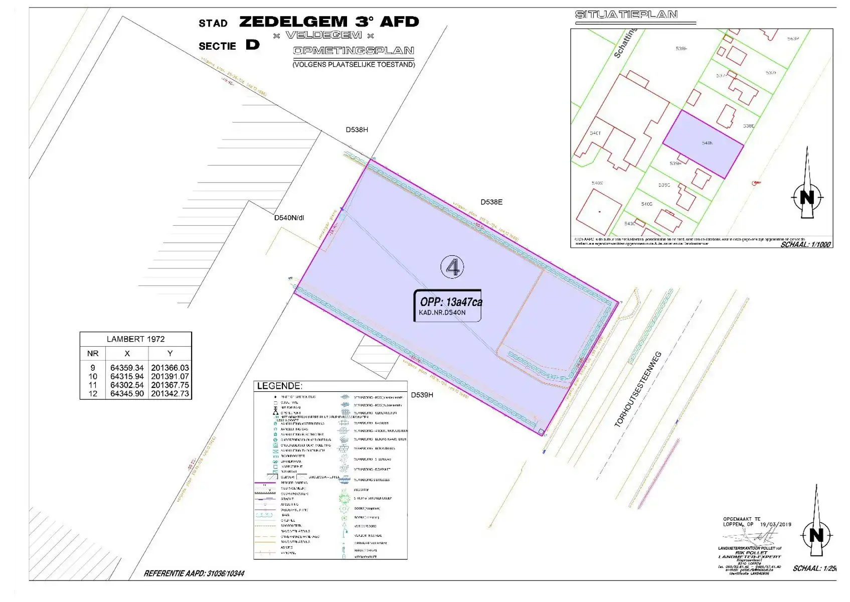Perceel Bouwgrond Zedelgem foto {{pictureIndex}}