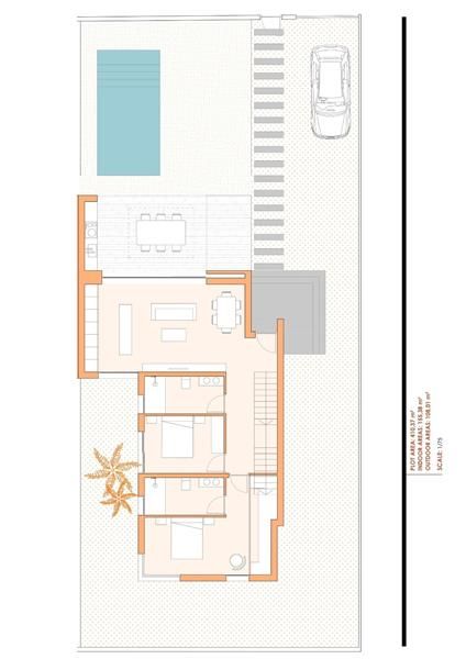 NIEUWBOUW HALFVRIJSTAANDE VILLA'S IN ALTAONA GOLFRESORT, MURCIA foto 15