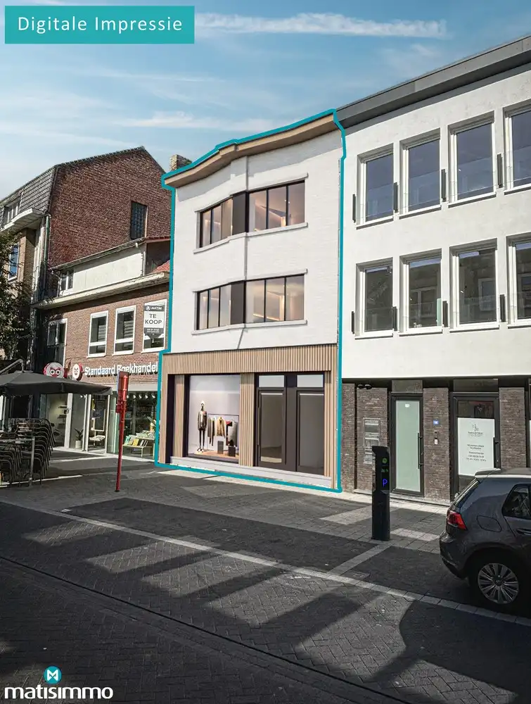 HANDELSPAND MET BOVENLIGGEND APPARTEMENT EN TUIN IN CENTRUM LANAKEN foto 3