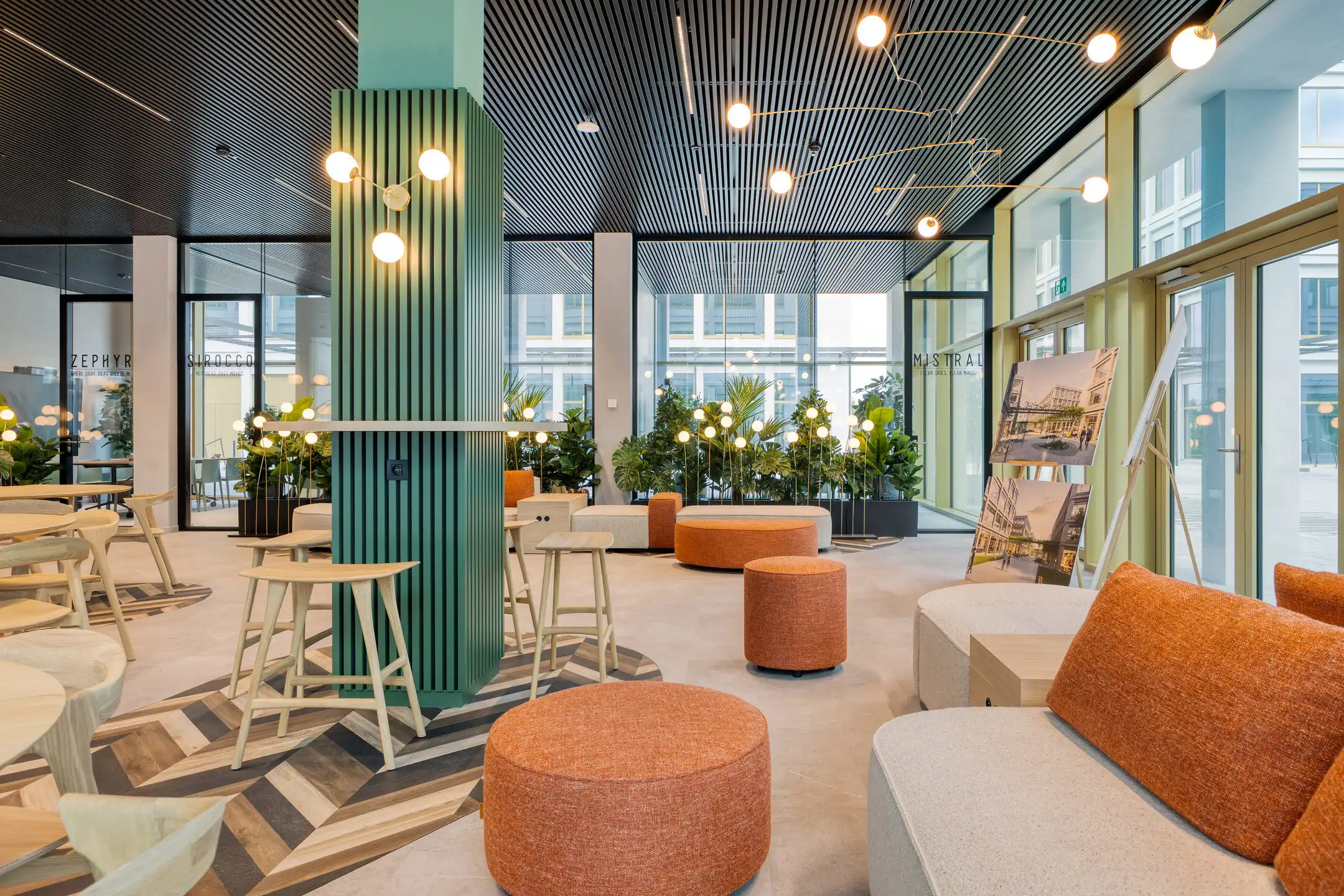 High-end open kantoorruimte te huur in Atmos-project foto 23