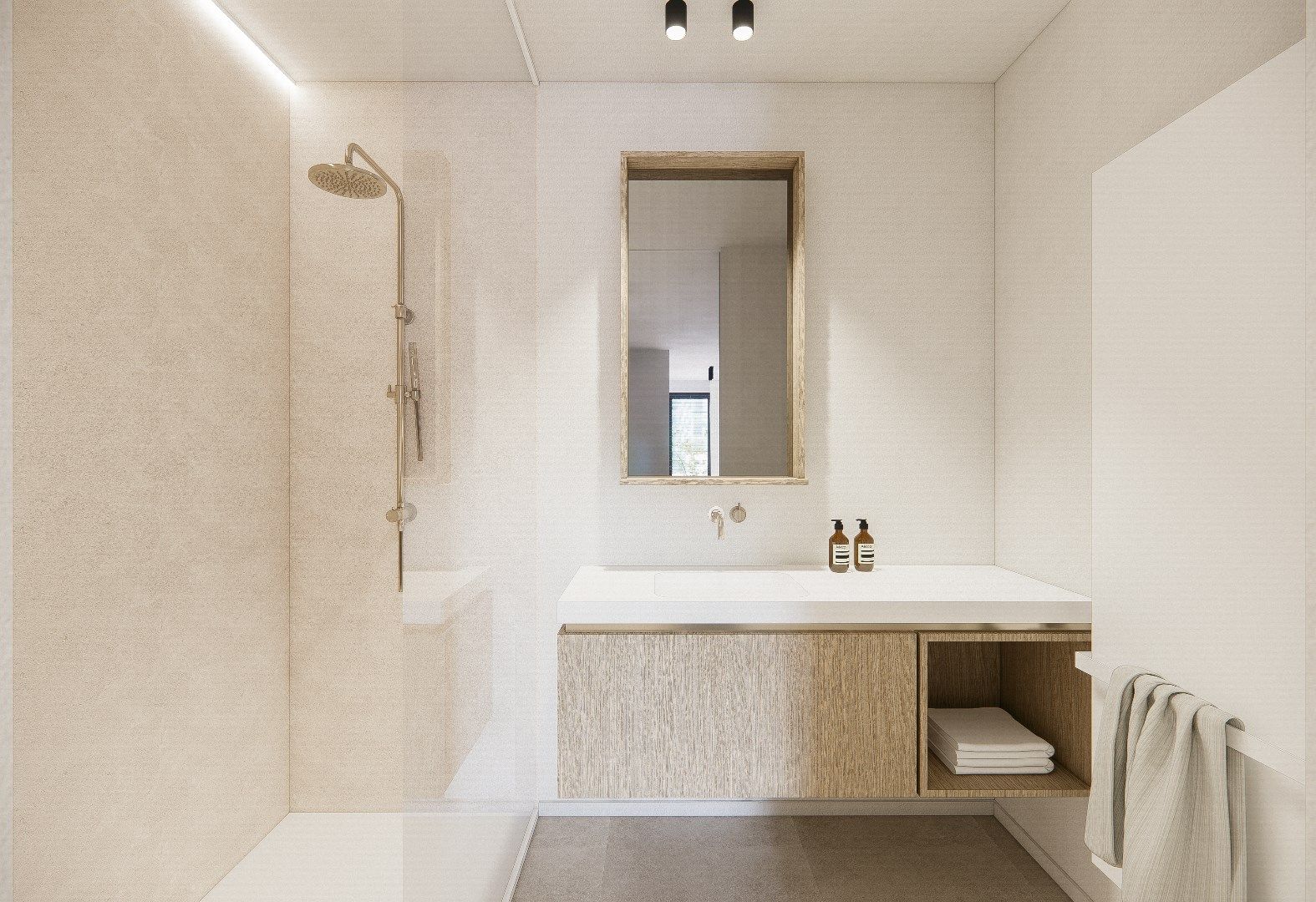 Nieuw appartement gelegen aan de zuidkant van het vernieuwde Burg. Fr. Desmidtplein. Gevelbreedte van ca. 8 meter. foto 22