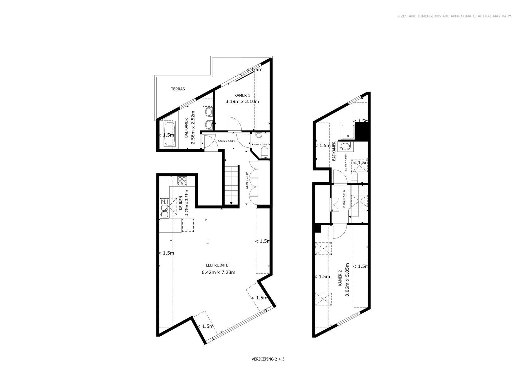 Ruim duplexappartement met garage inbegrepen te hartje Knokke  foto 16