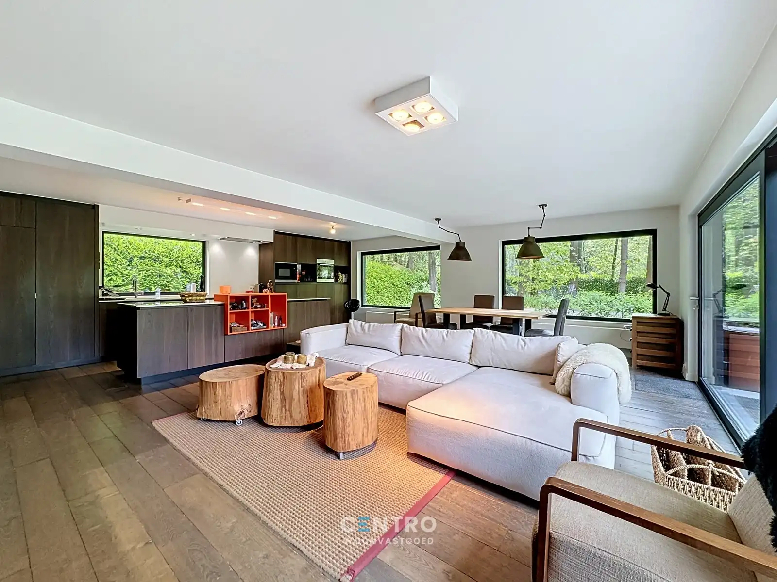 Exclusieve WONING op een mooi perceel van 3.420m² te koop in het bos (woonpark) te Hertsberge. Thuiskomen in een oase van rust! foto 4