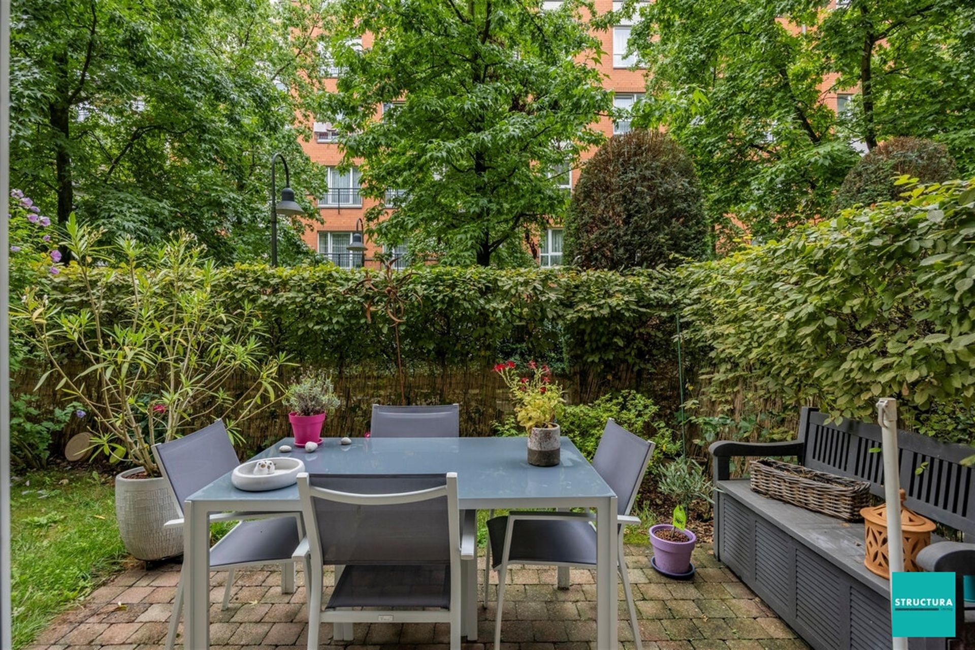 Prachtig gelijkvloersappartement te koop in de “Tuinen de Jette”.    foto 16