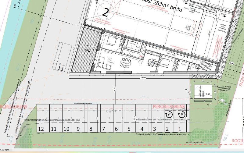 Laatste nieuwbouw KMO unit voorzien van kantoor of woning - parkeergelegenheid - Sleidinge foto 8