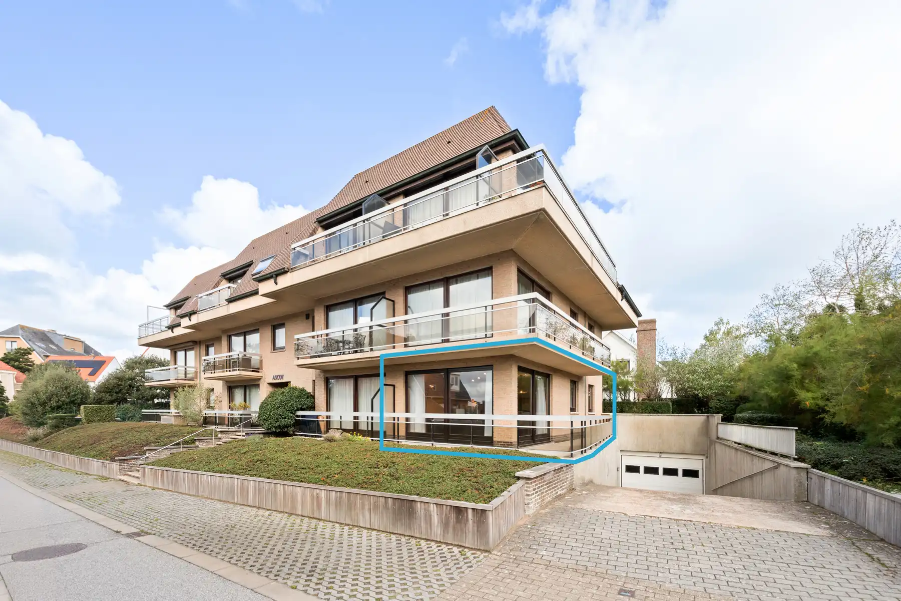 Gelijkvloers hoekappartement vlakbij het strand van Koksijde foto 14