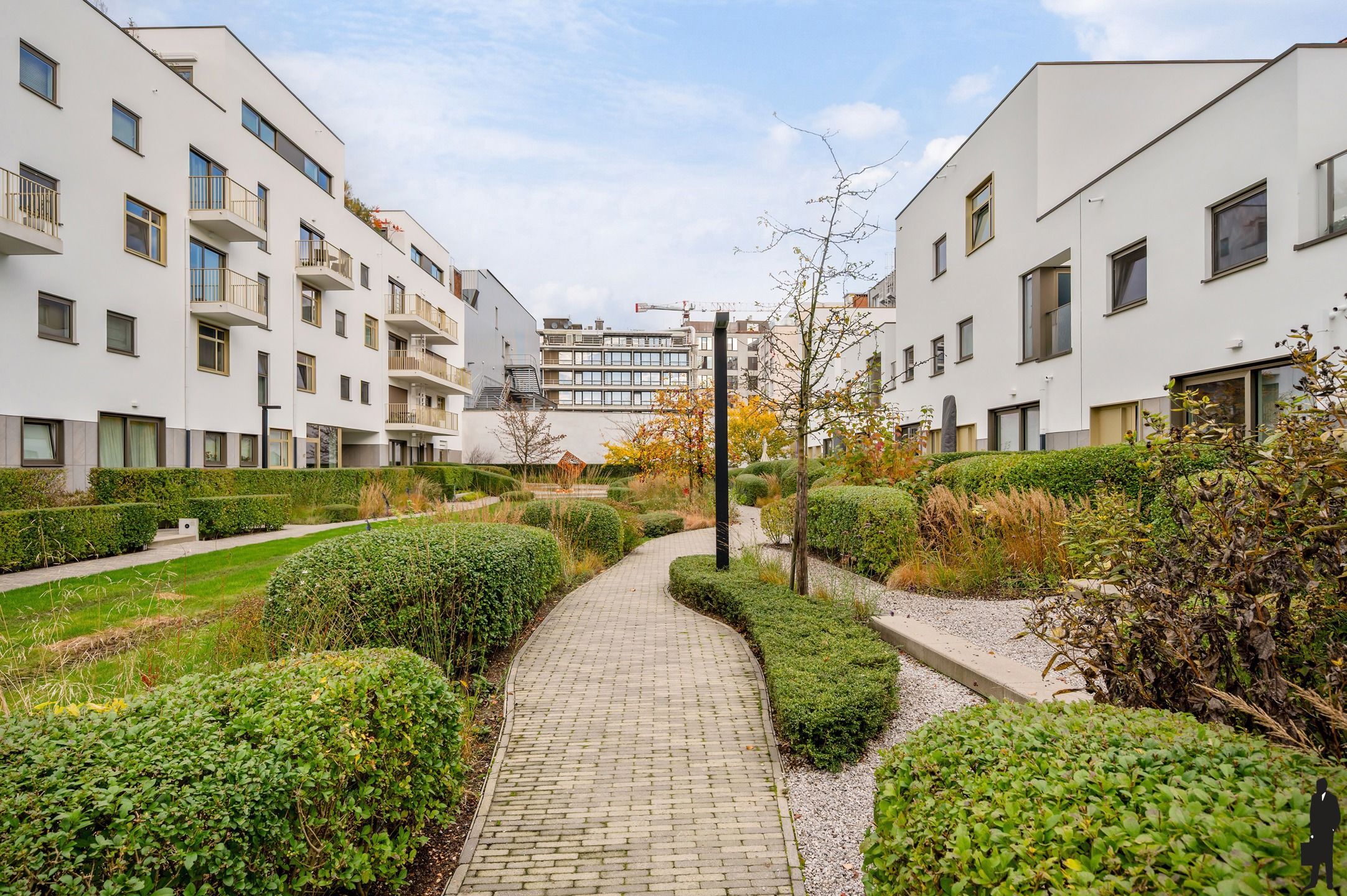 Licht 2-slpk appartement met 2 terrassen in Residentie Leopold foto 2