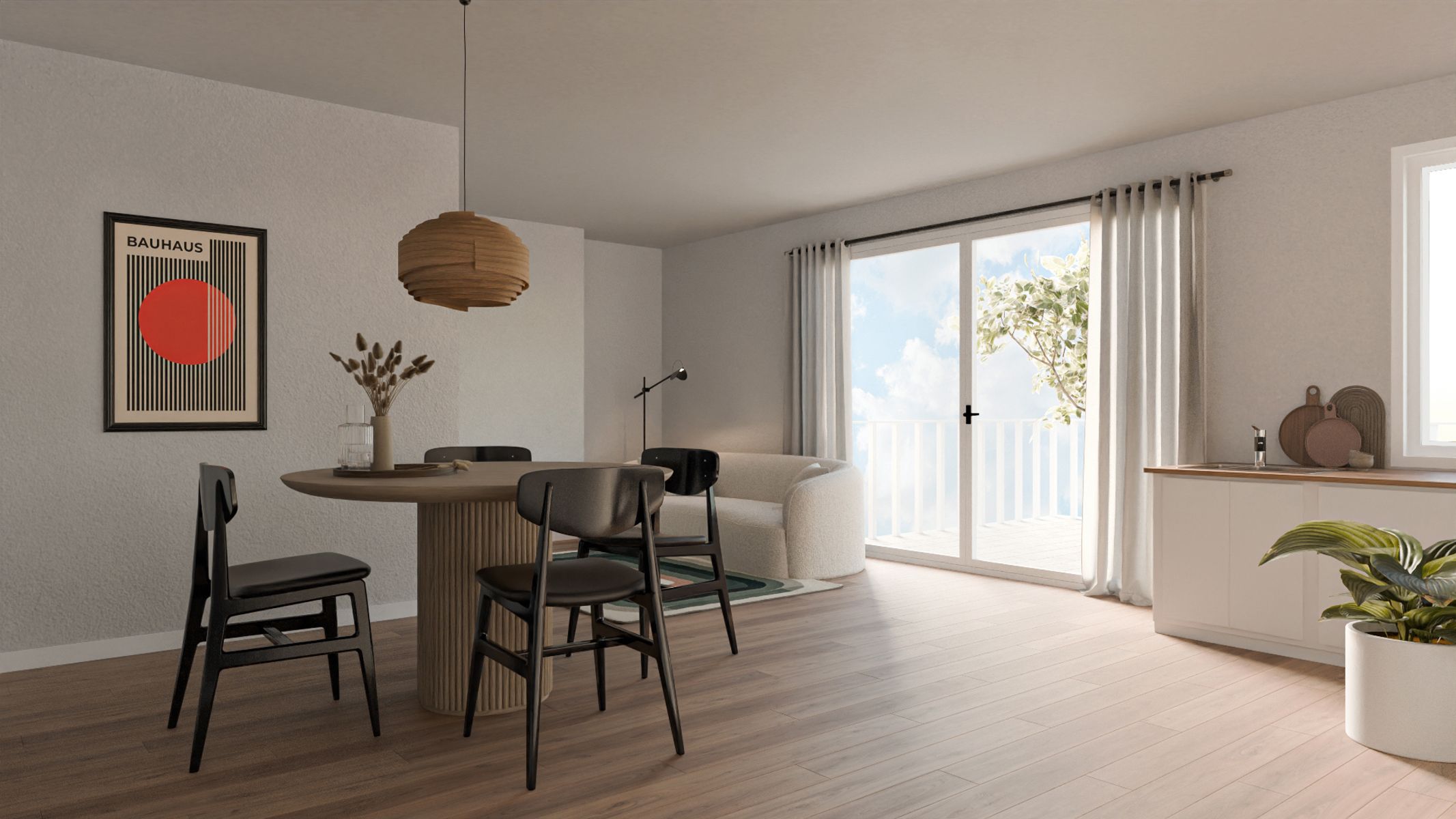 BEN nieuwbouwappartement met 1 slaapkamer, terras en garage foto 3