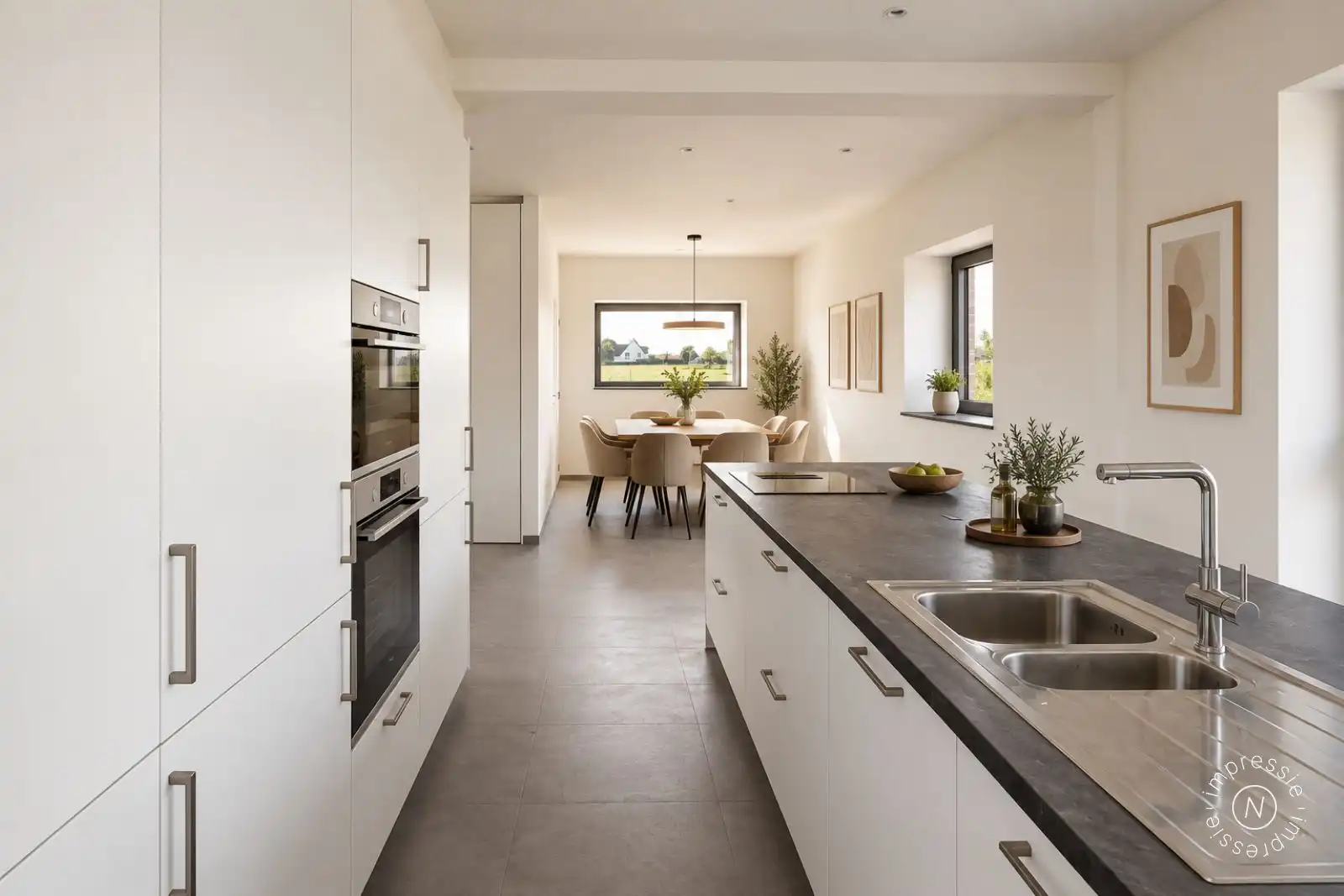 Nieuwe, energiezuinige woning met vrij uitzicht over de velden. foto 9