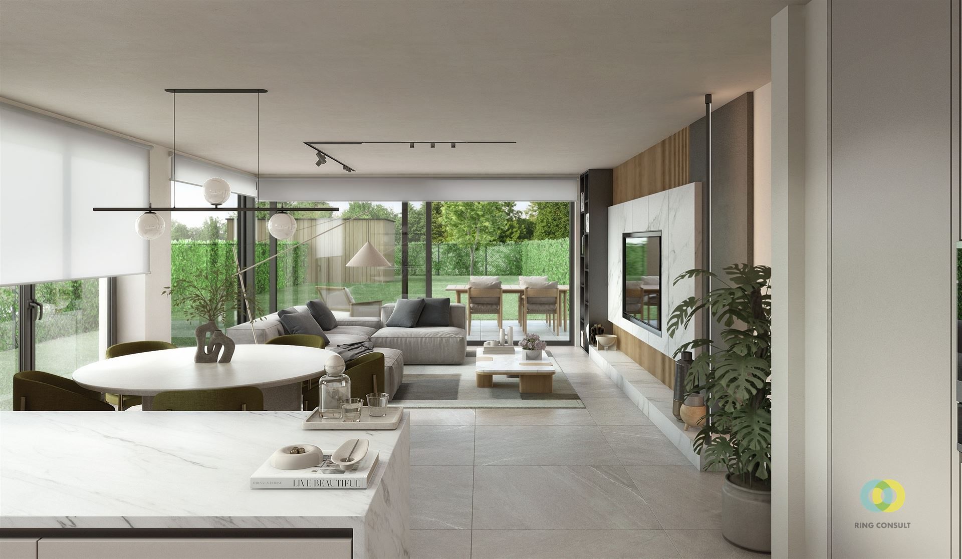 nieuwbouwwoning met tuin foto 2