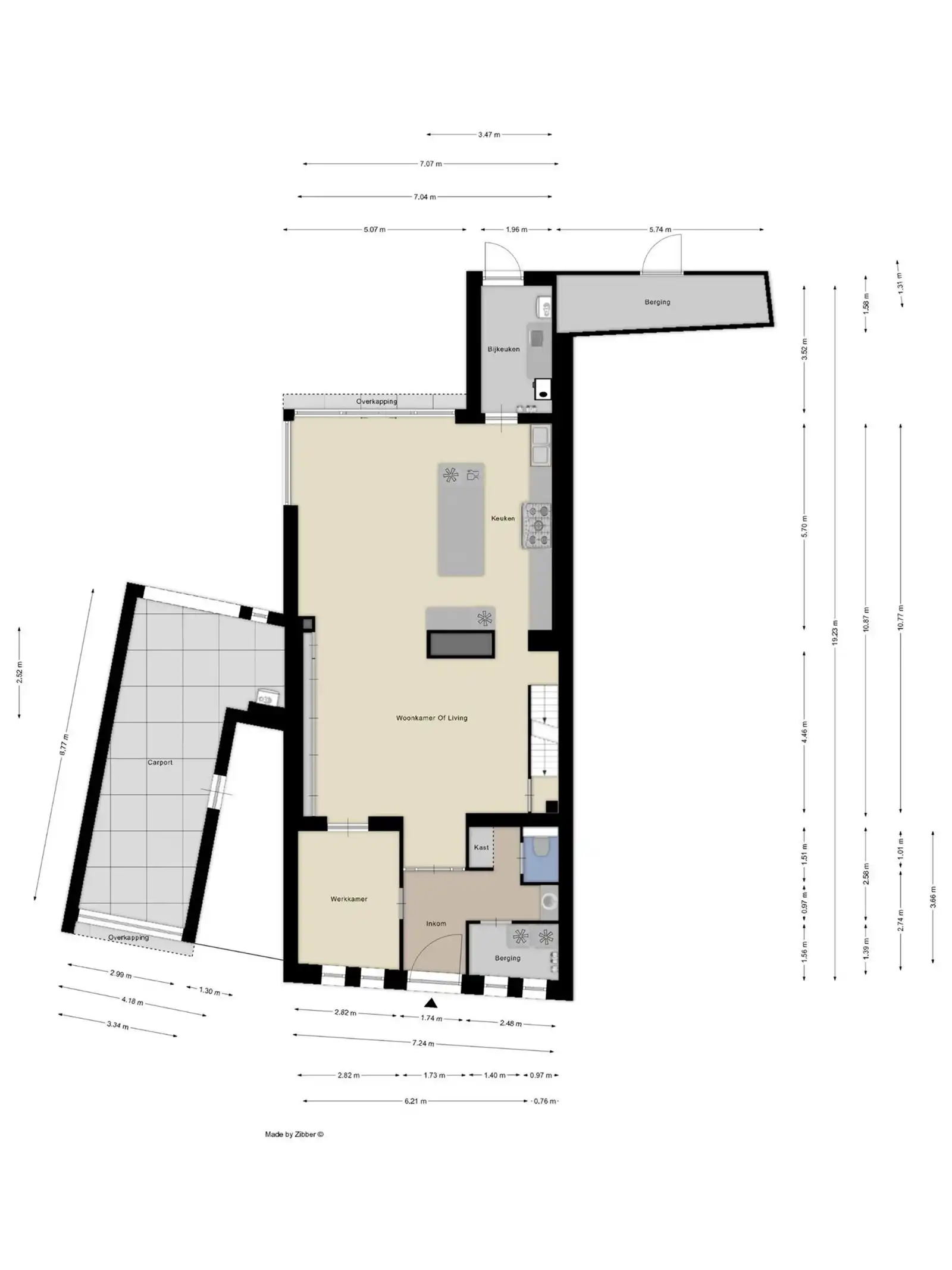 Ruime woning met 4 slaapkamers en bureau te koop foto 3