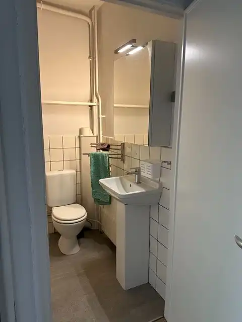 Groot woonhuis op 3 verdiepingen, bestaande uit 2 appartementen , met garage en grote tuin .  foto 16