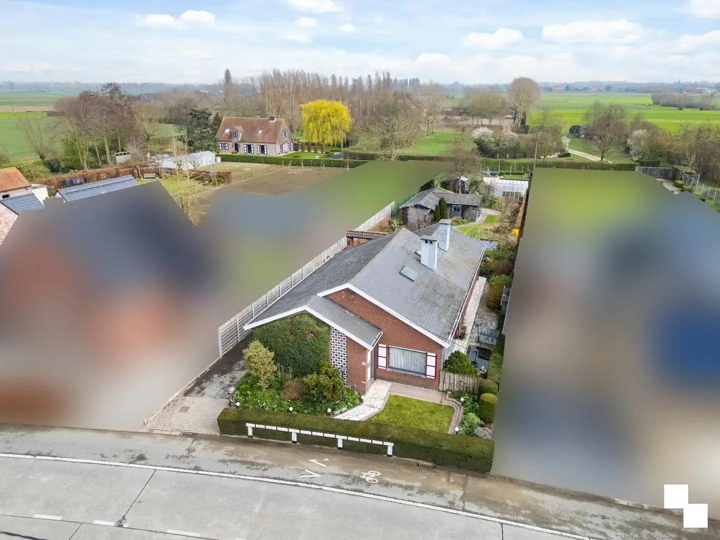 Gelijkvloers wonen: bungalow op 1.220 m² te Hooglede foto 3